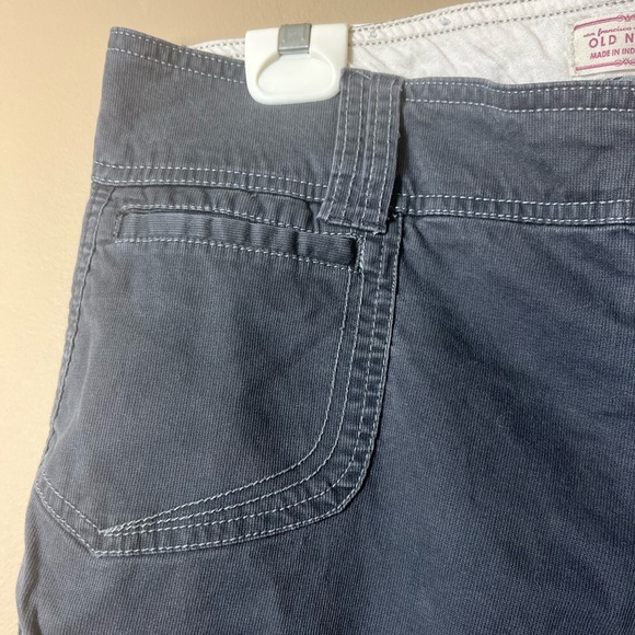 Vintage Y2K Old Navy Charcoal Gray Mid Rise Corduroy Pants SZ 14 Grunge Skater - Picture 4 of 12
